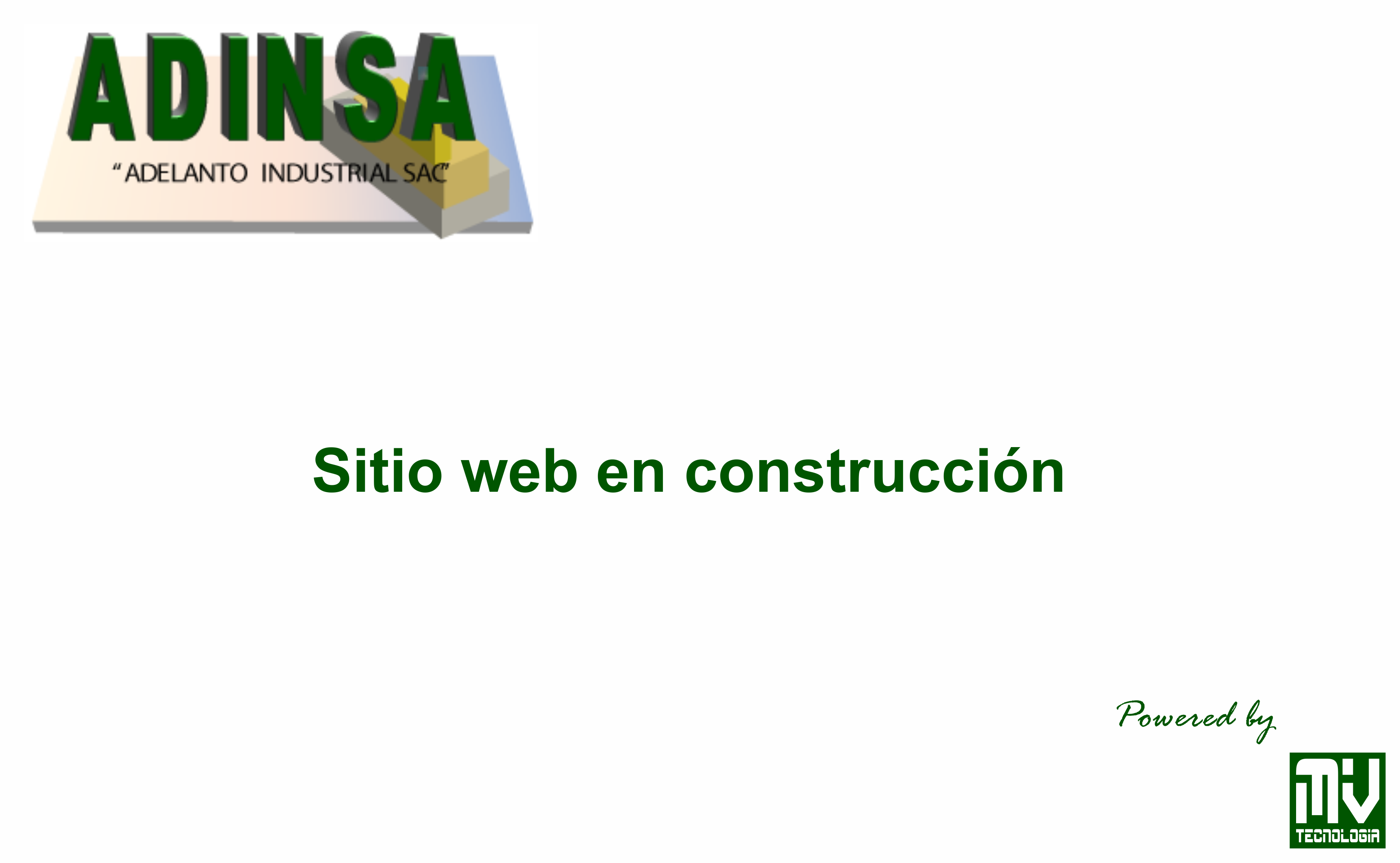 Sitio web en construcción